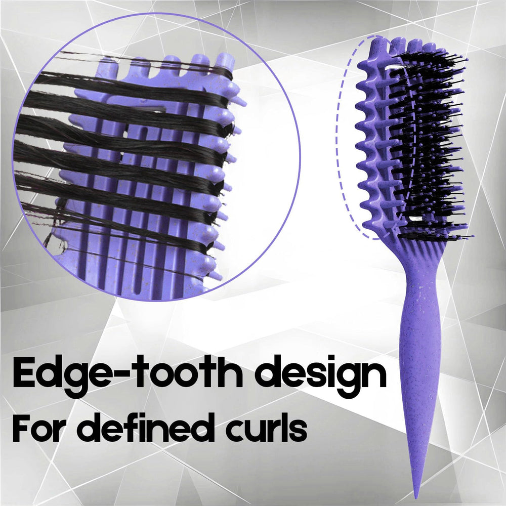 Candybrush helps detangle thick hair without excessive pulling