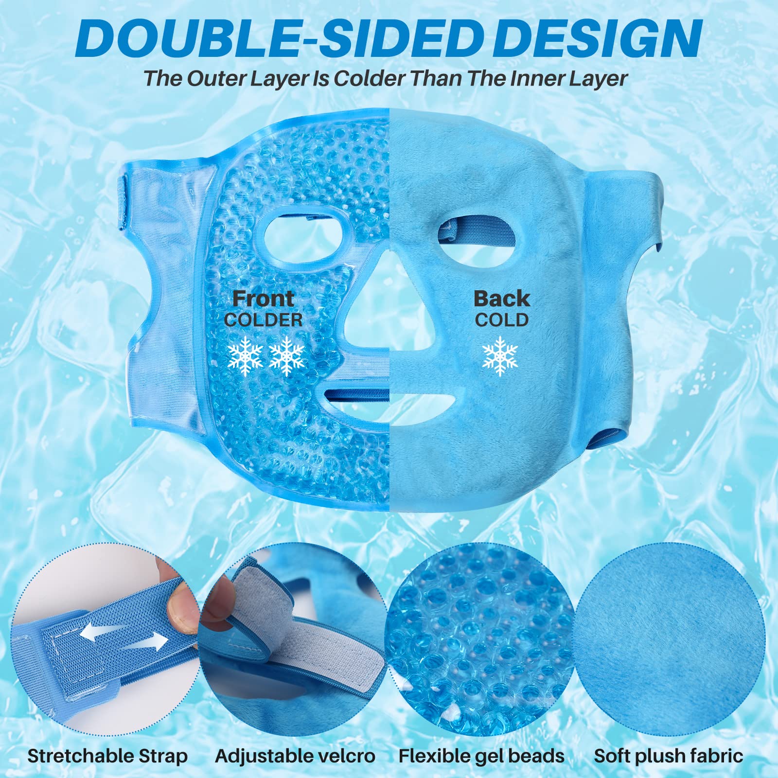 Candyfouse ice pack face mask packaging display