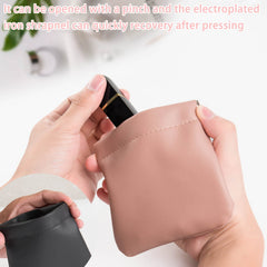 CANIPHA compact size 12x11cm fits inside larger bags for travel touch-ups.