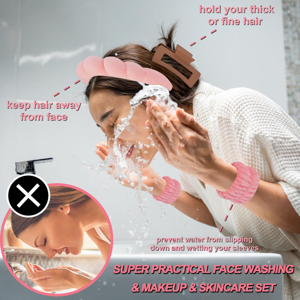 Canitor cloud headband with cotton terry for soft absorbent face care