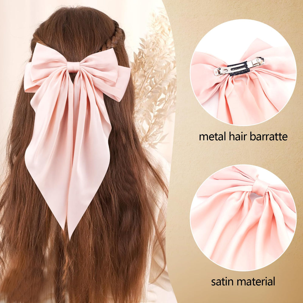 Canitor hair bows bridesmaid-style accessory complements dresses
