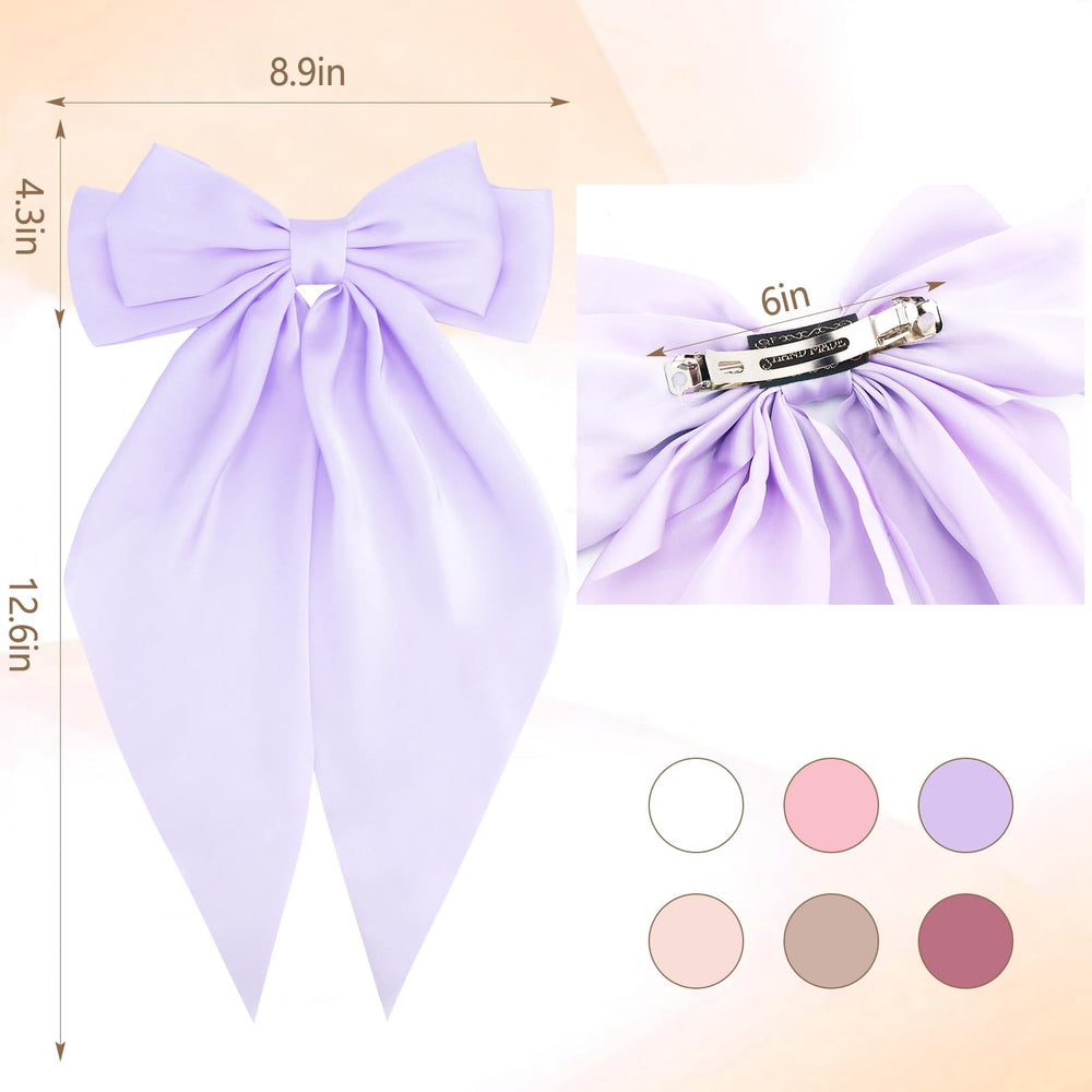 Canitor hair bows care-detail highlighting satin sheen maintenance