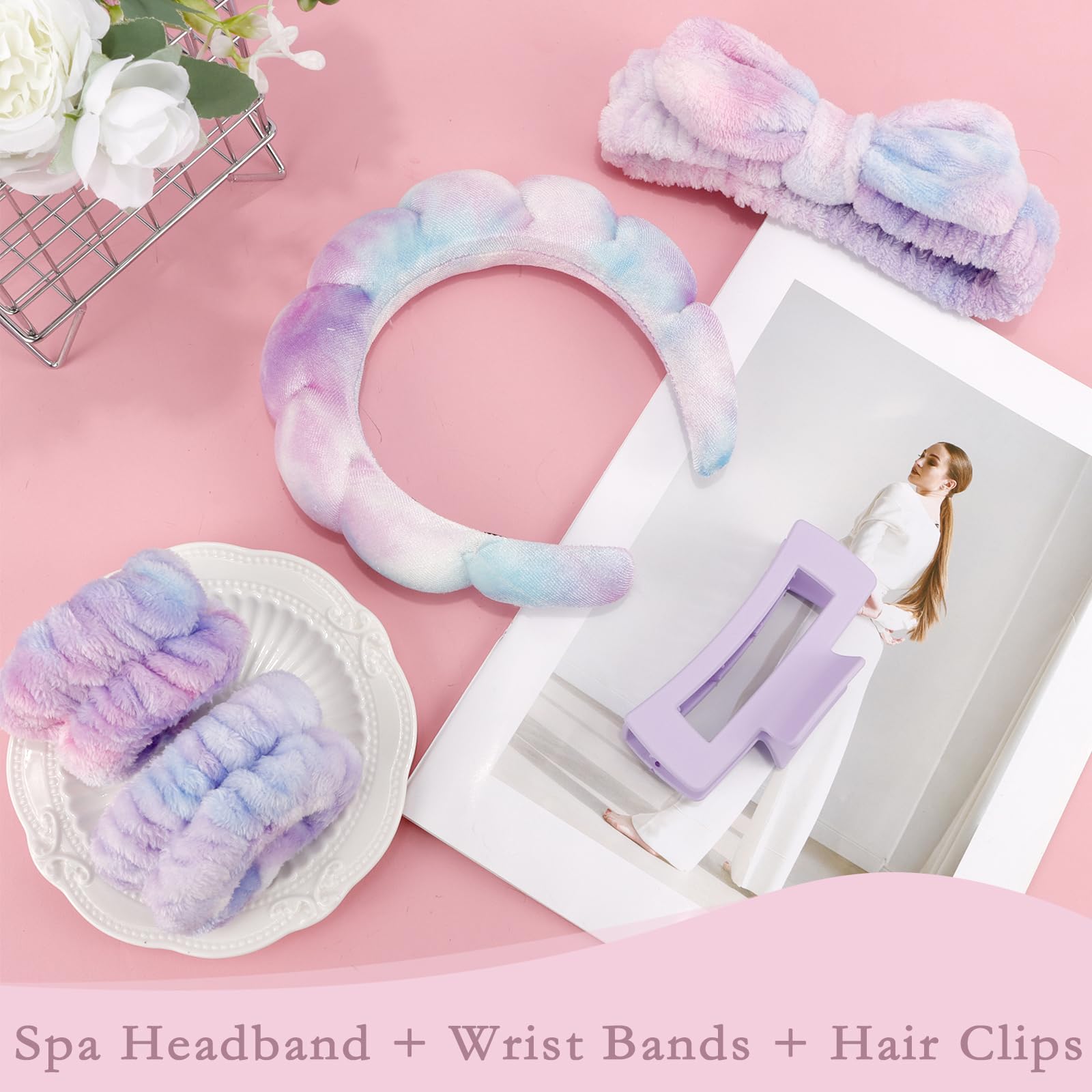 Canitor hair clip holds hair away during cleansing and treatments.