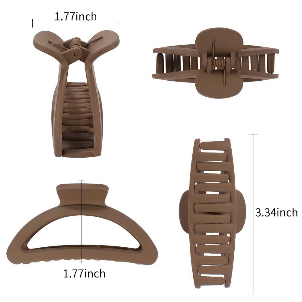 Canitor half-up bun with clip shows secure hold all day
