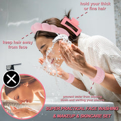 Canitor spa headband cloud style for cleansing routines