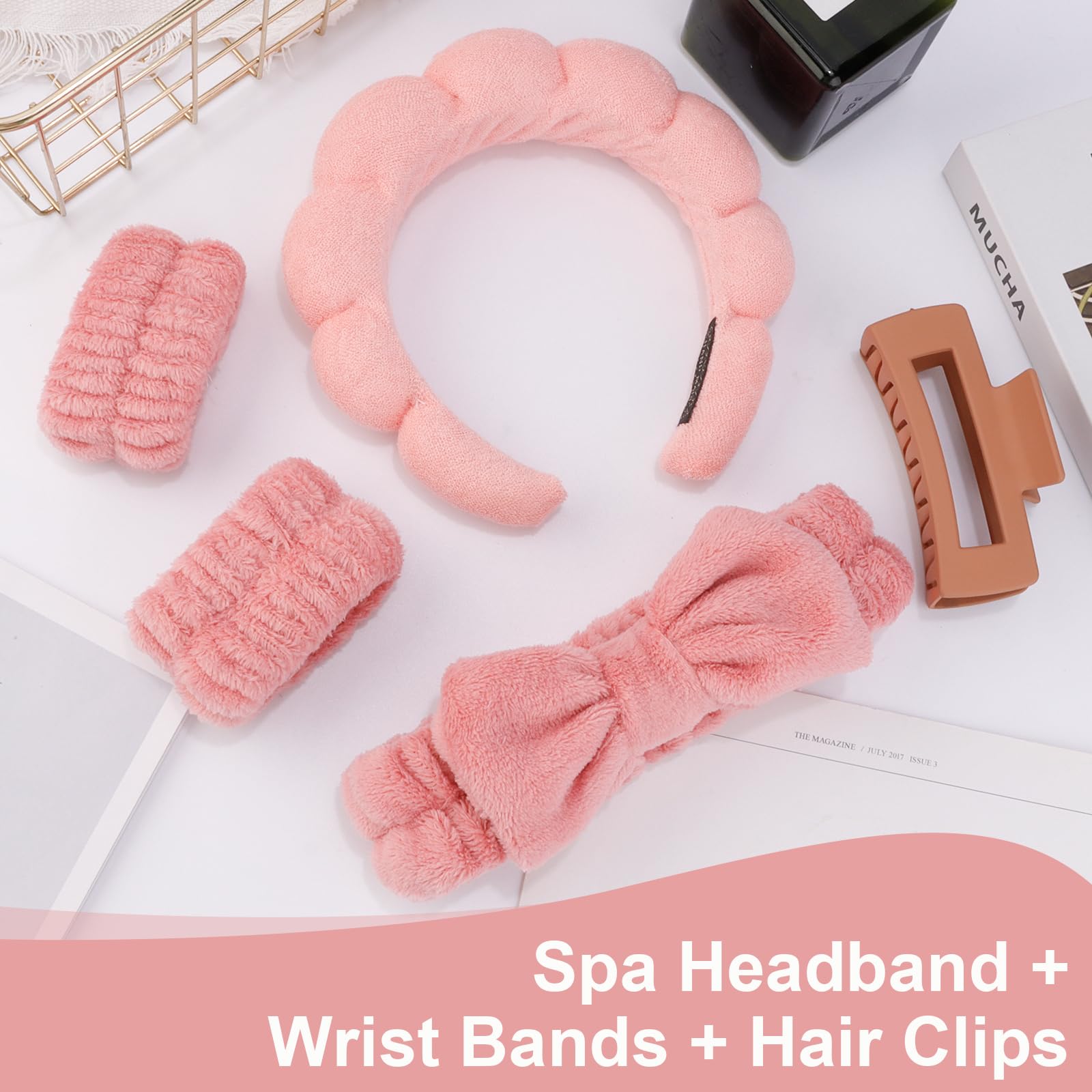 Canitor wristbands absorb water to keep sleeves dry during cleansing