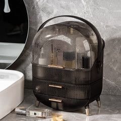 CANITORON vanity storage showing drawer organization and easy access to cosmetics