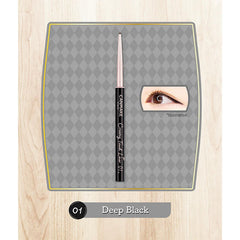 CANMAKE Creamy Touch Liner application on lid delivering a natural daily line.