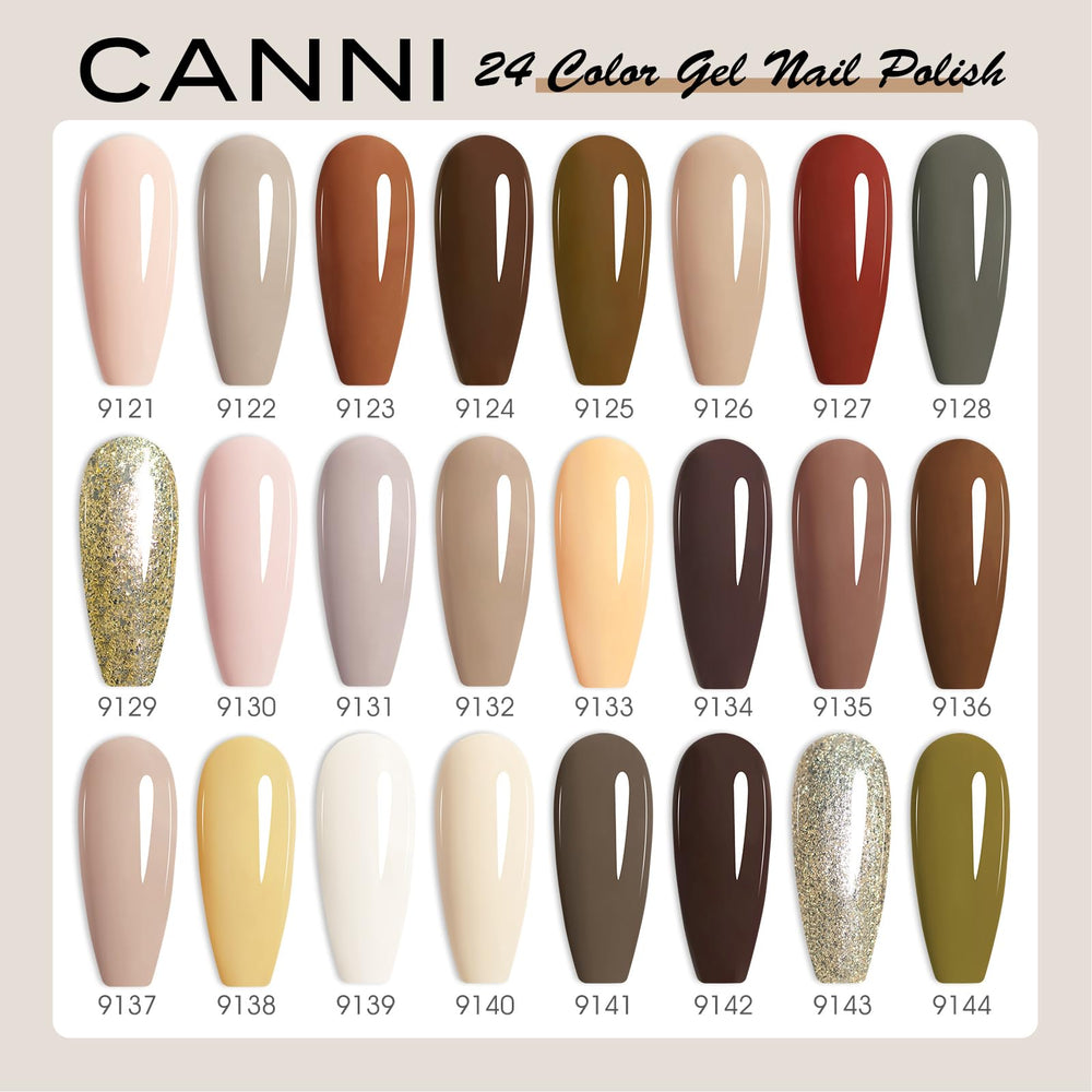 CANNI red glitter polish bottle captures festive, statement nail color.