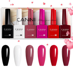 CANNI 9ml white bottle shows hema-free gel polish for a smooth, long-lasting manicure