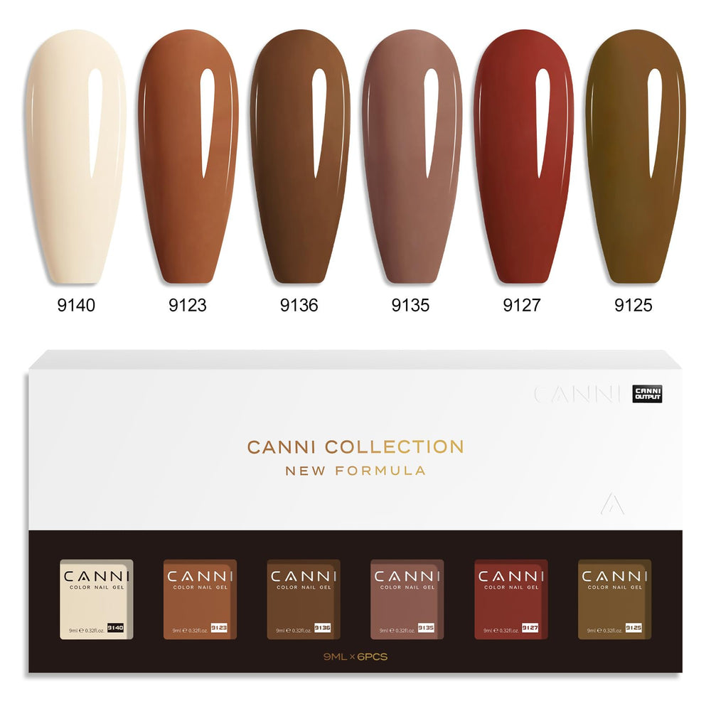 CANNI base and top coat bottles essential for lasting gel nails.