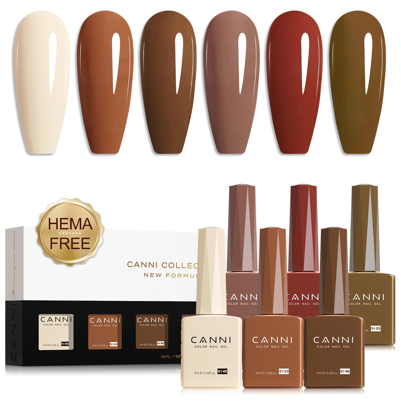 CANNI Brown Nude set packaging, gift-ready box for easy gifting.