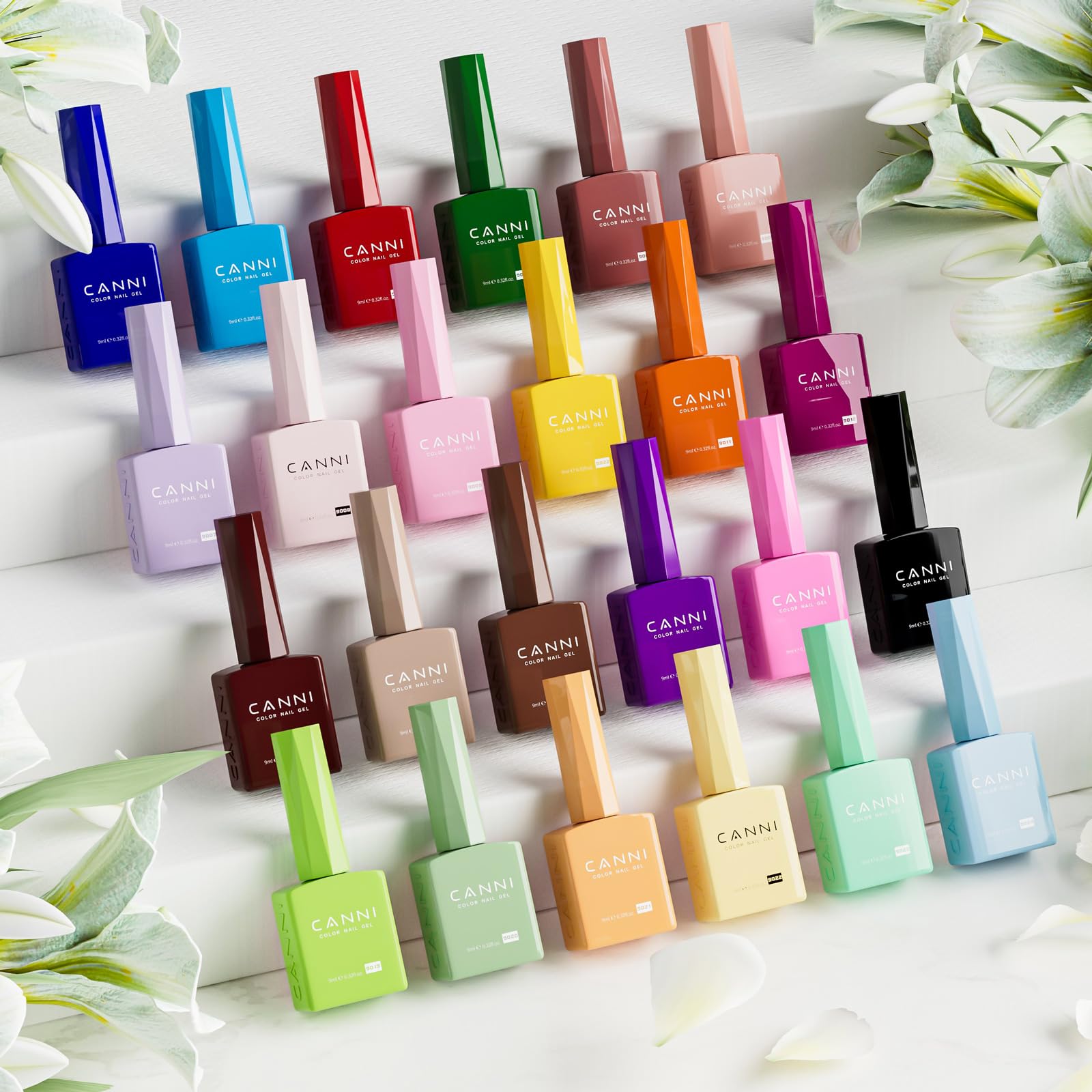 CANNI CC1 Hema-free formula icon on bottle for safer nail care.