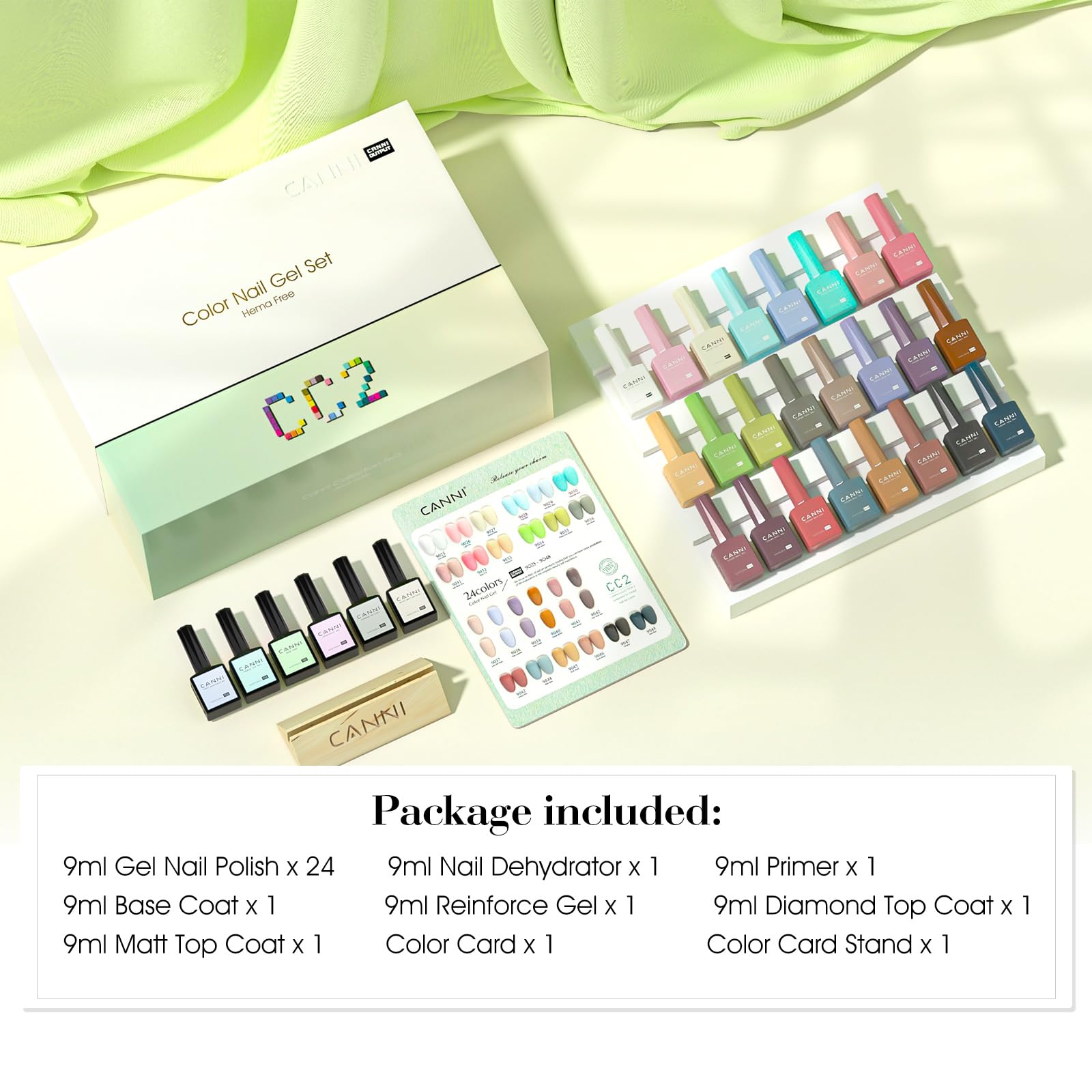CANNI CC2 LED curing lamp enables quick at-home manicures.