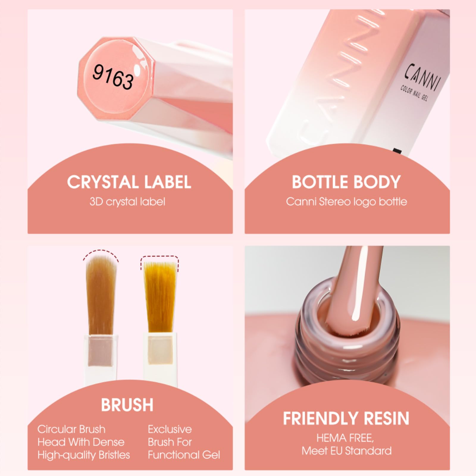 CANNI CC7 packaging gift set presents a stylish home manicure kit