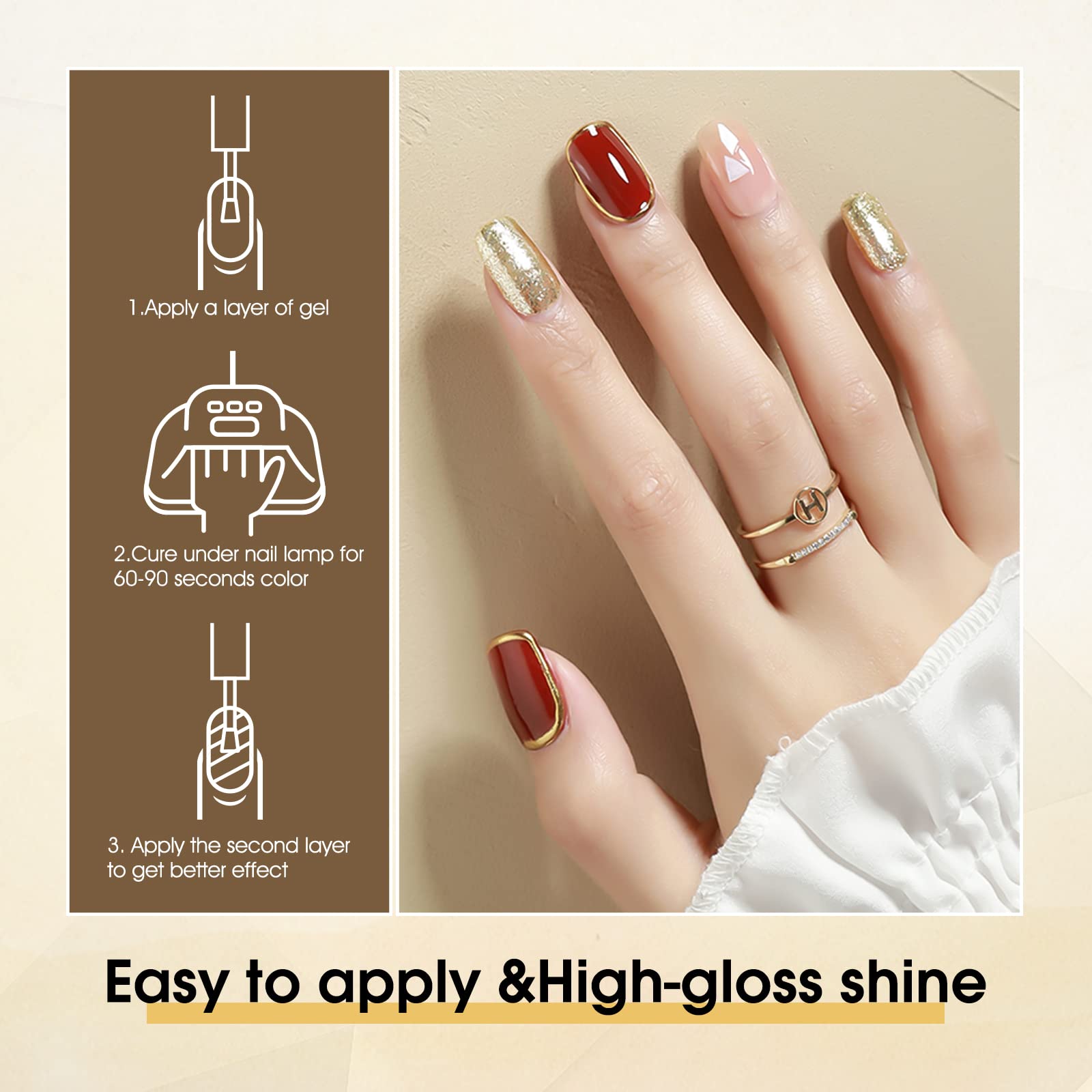 CANNI color-view bottles aid accurate shade matching.