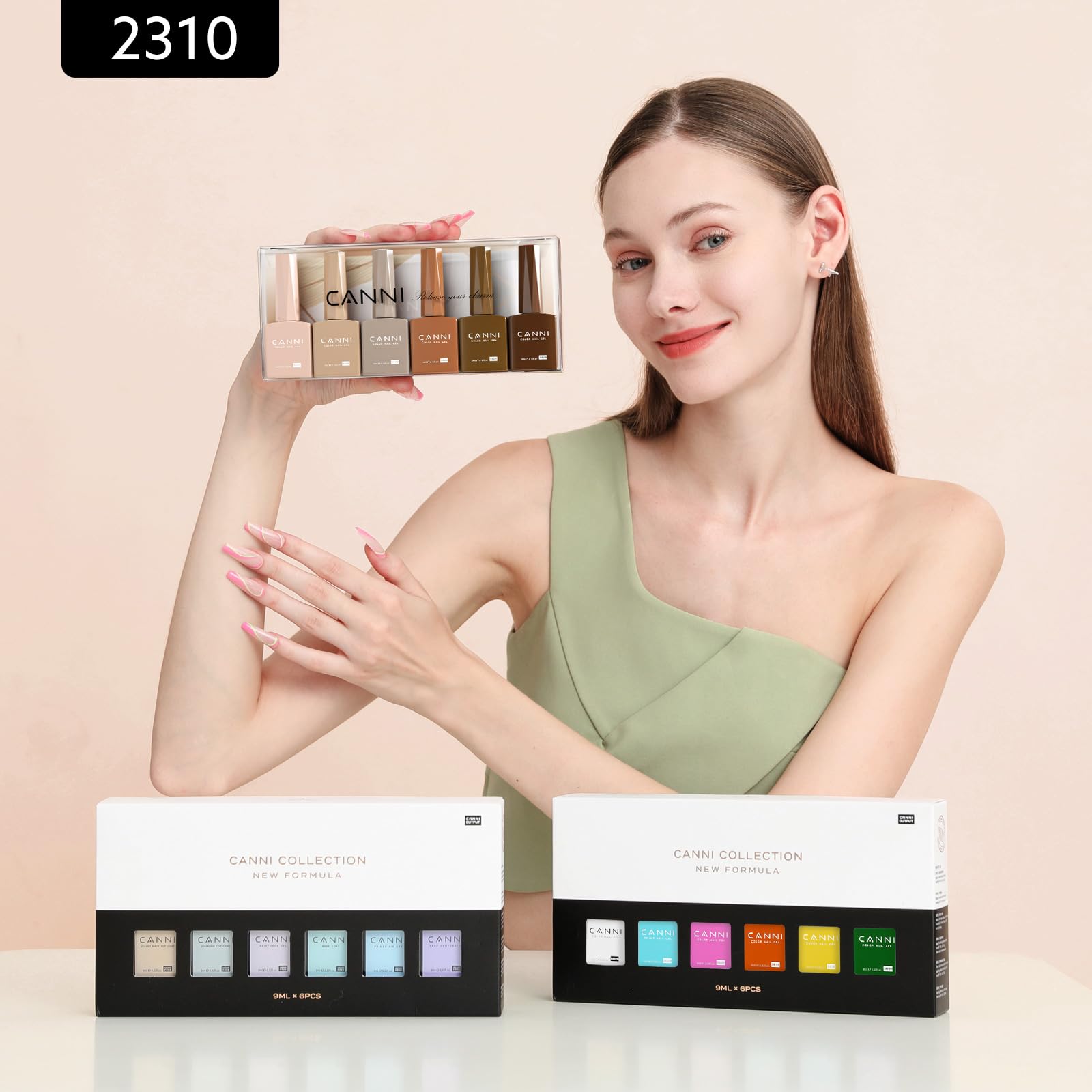 Fall-inspired gel nails created at home for chic DIY look