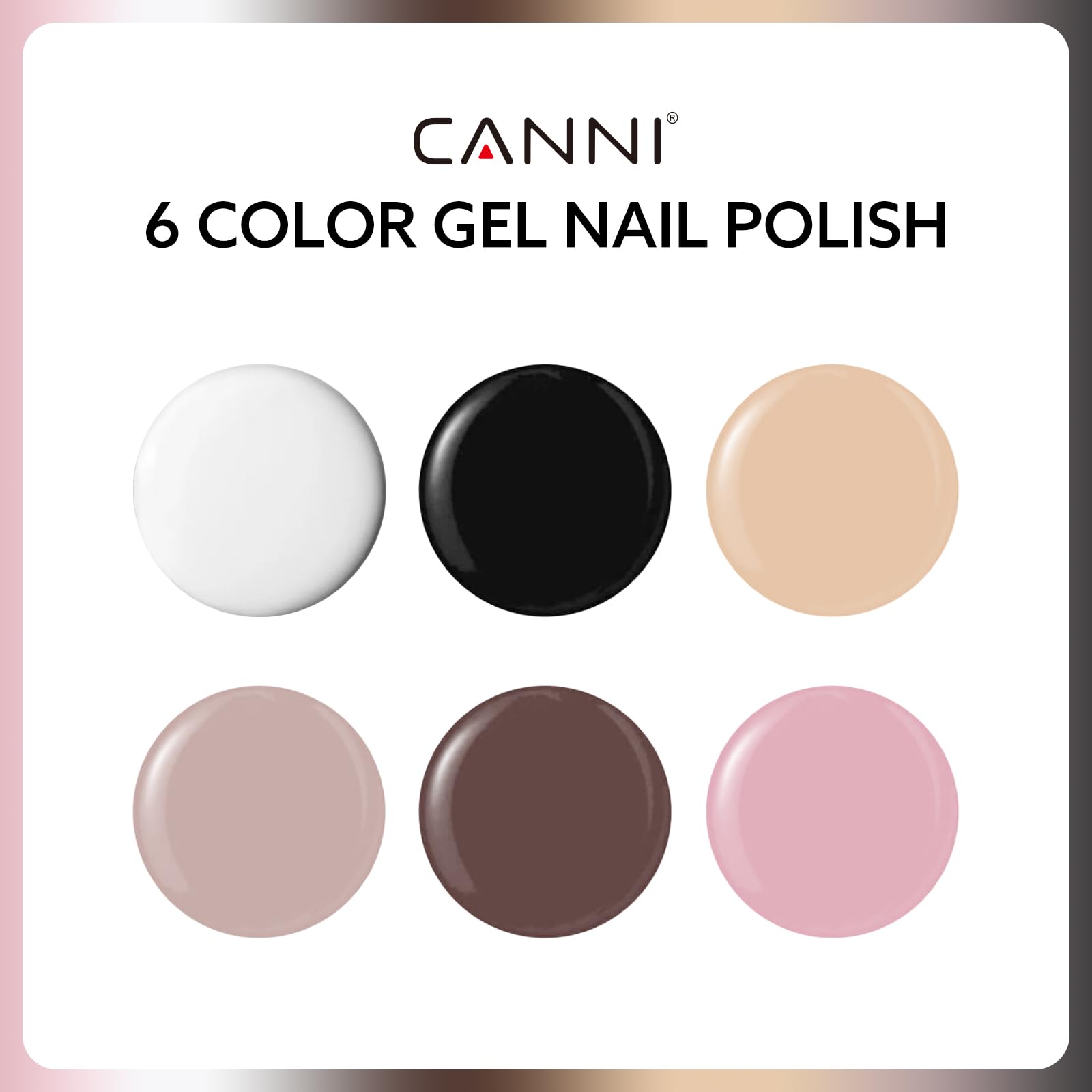CANNI gel en botella negra, color intenso y duradero.