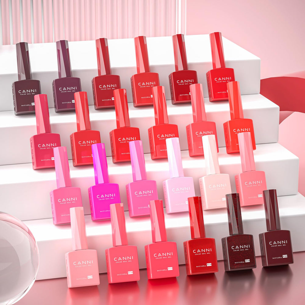CANNI nails after application show long-lasting shine and smooth finish.