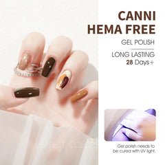 CANNI six-color kit display makes shade matching quick and easy.