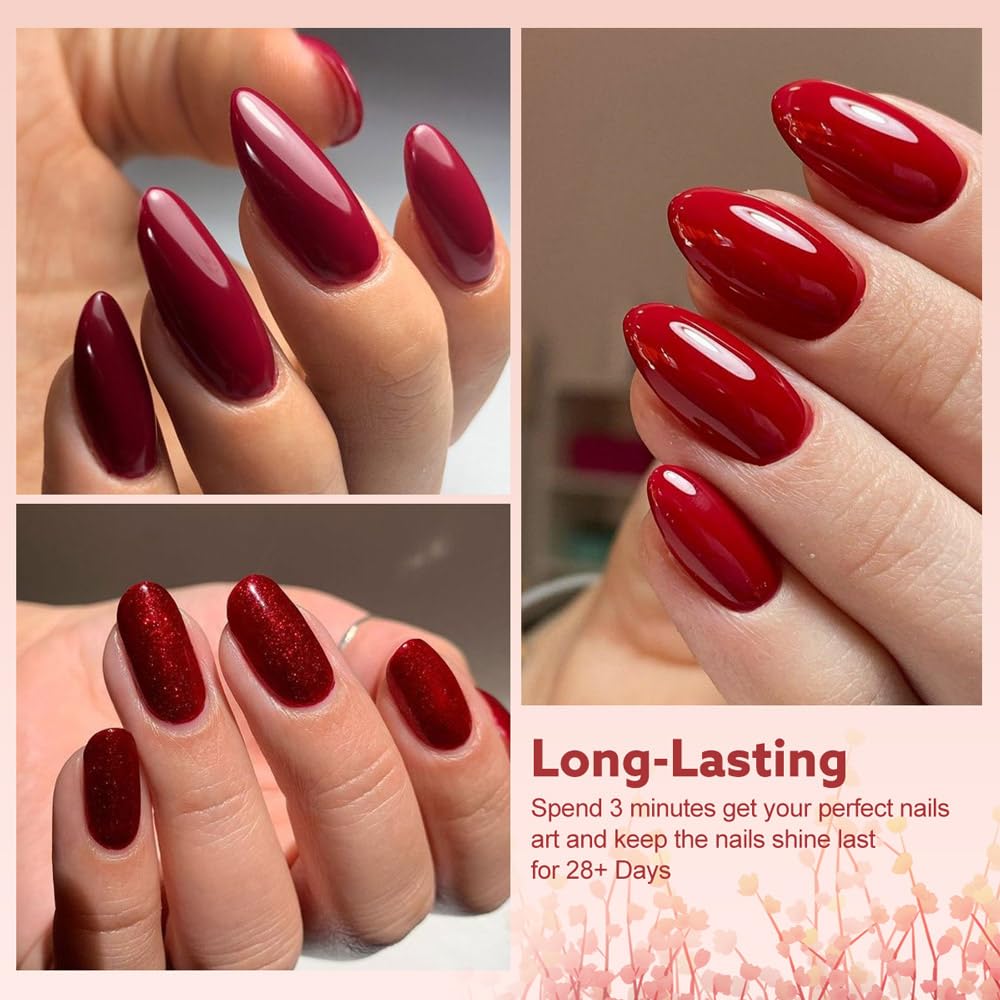 CANNI swatches on nails show color payoff and shine.