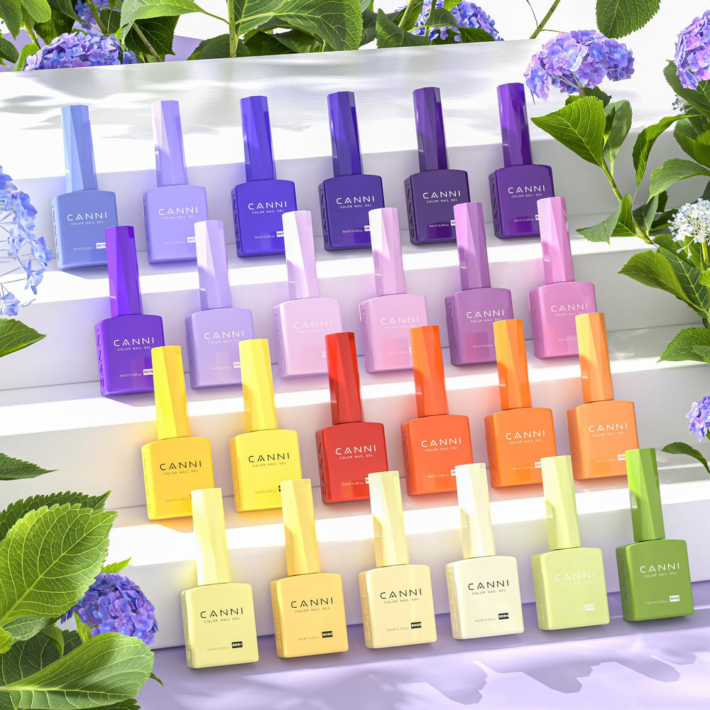 CANNI home manicure setup with LED compatibility supports DIY spa-quality nails.