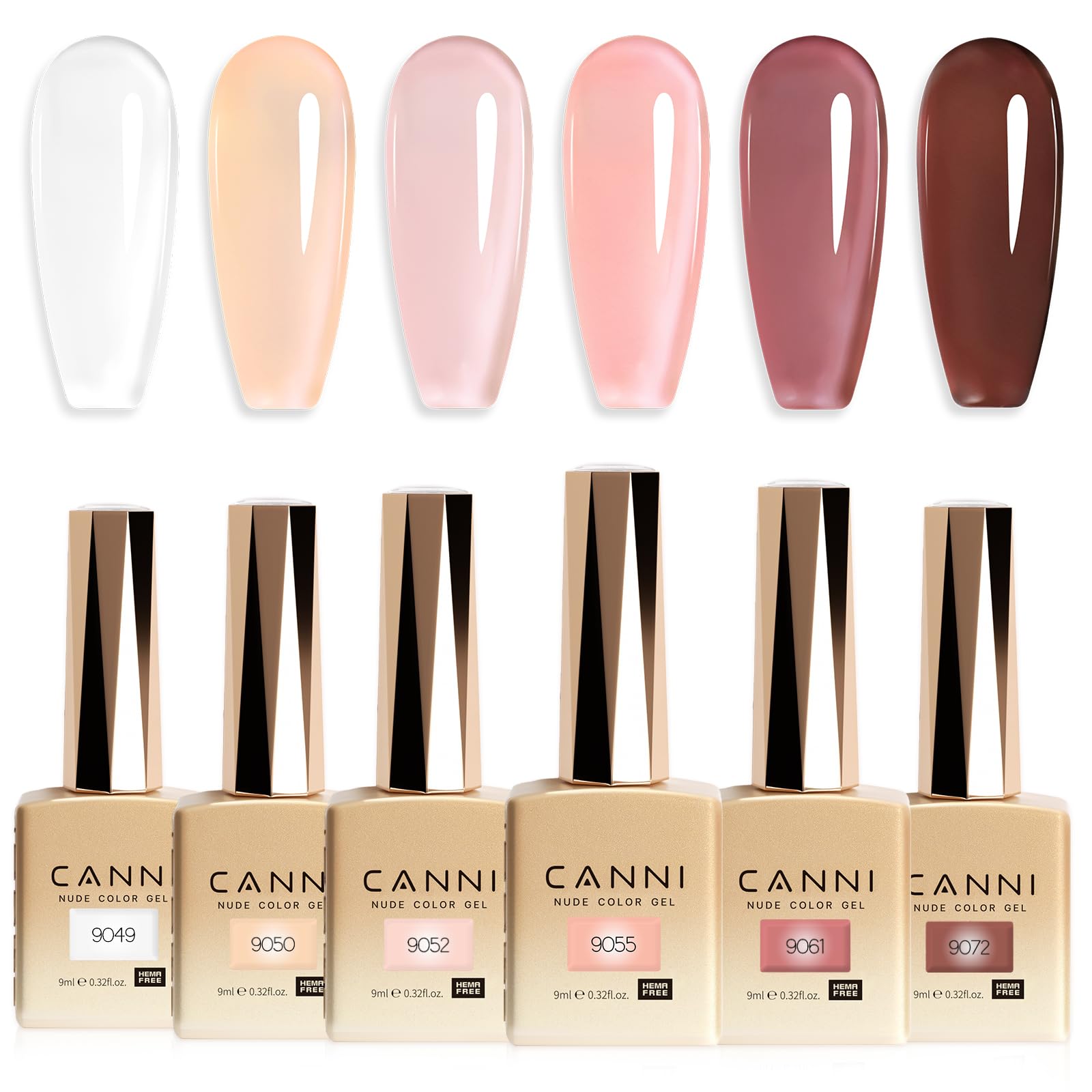 CANNI long-lasting jelly polish offers up to 30 days wear
