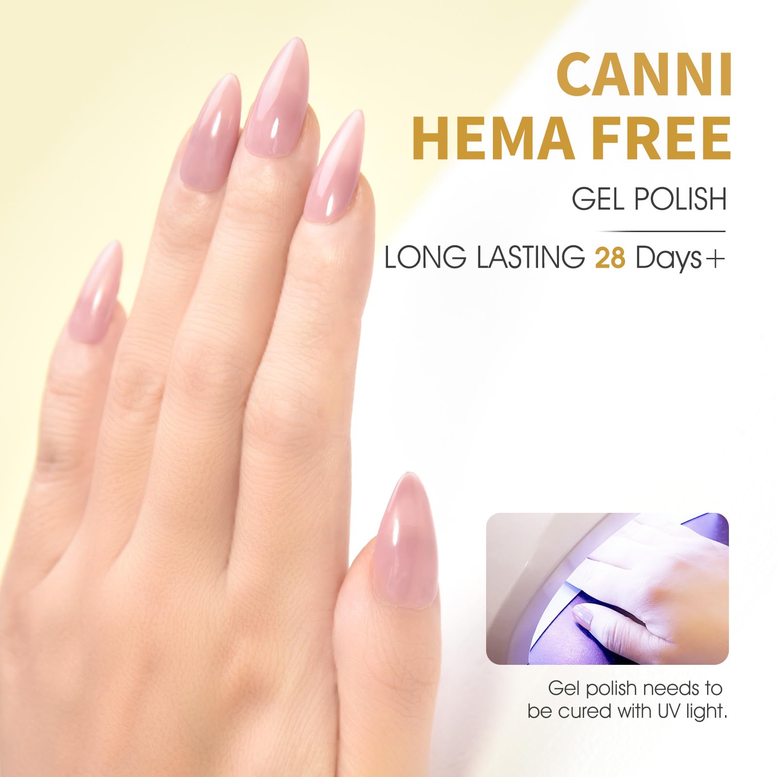 CANNI Jelly Nude Pink brush-application close-up highlights precise, easy layering for flawless color