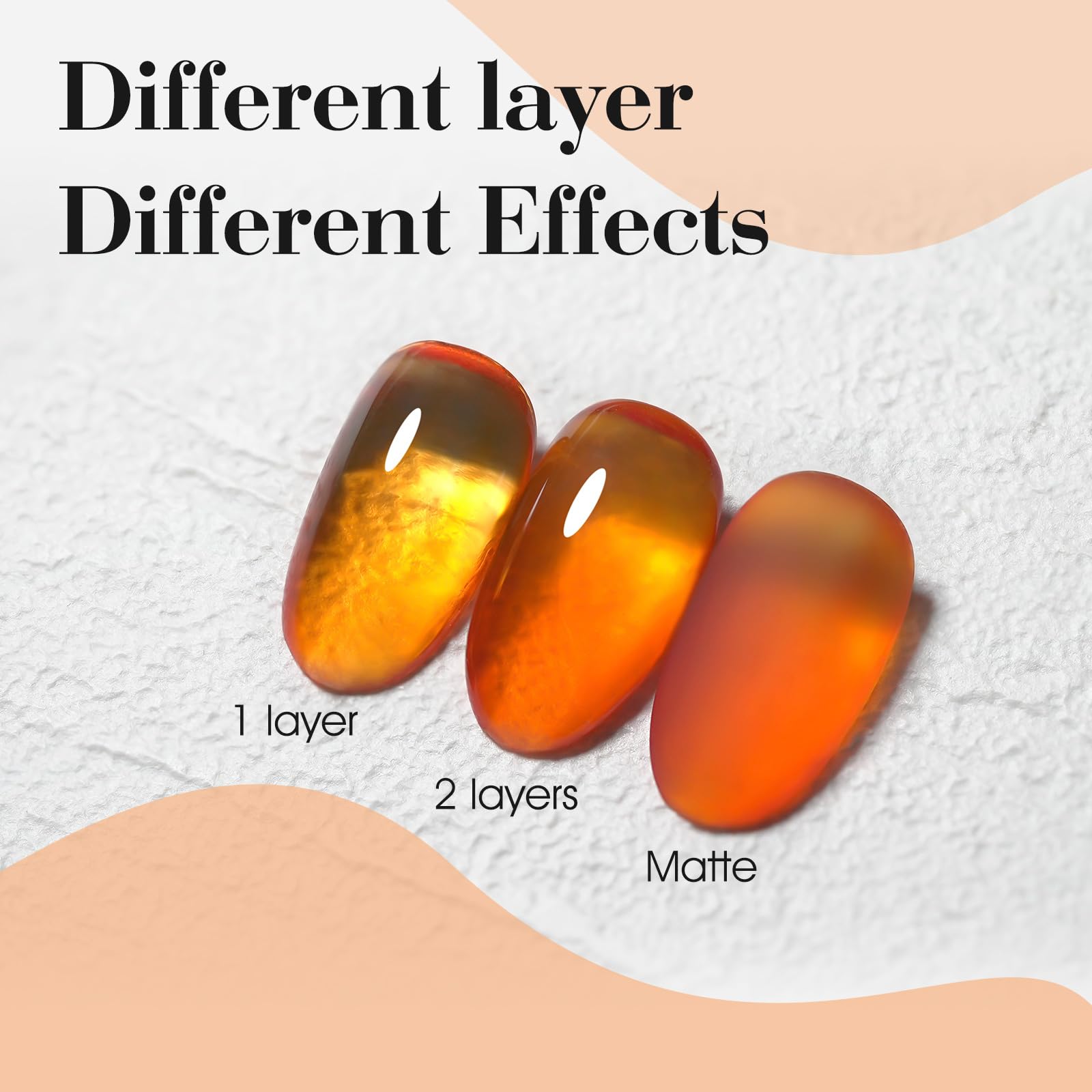 CANNI Jelly Orange color view emphasizes high-pigment tone with smooth application.