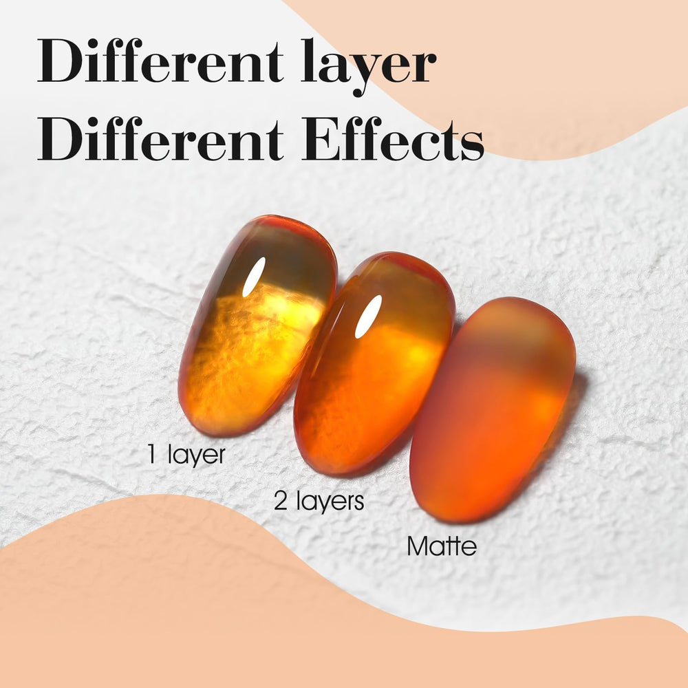 CANNI Jelly Orange color view emphasizes high-pigment tone with smooth application.