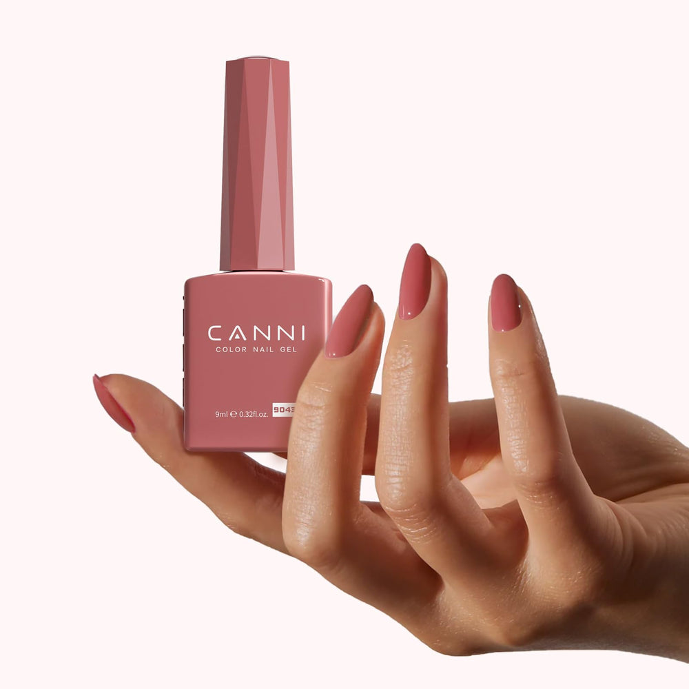 CANNI Light Red Gel Nail Polish UV/LED cure in 90-120 seconds