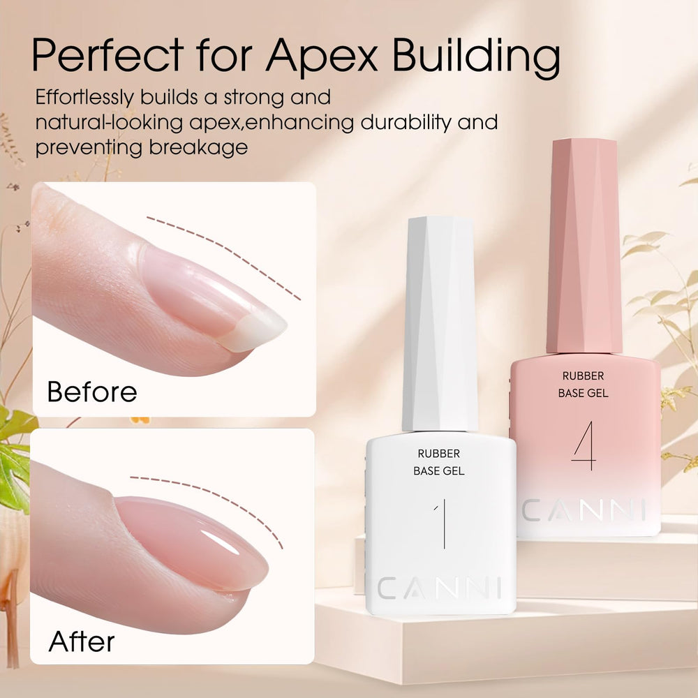 CANNI milky-white shade image suggests soft, elegant nails with even color