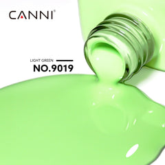 CANNI pastel lime green gel polish color view shows mint hue accurately