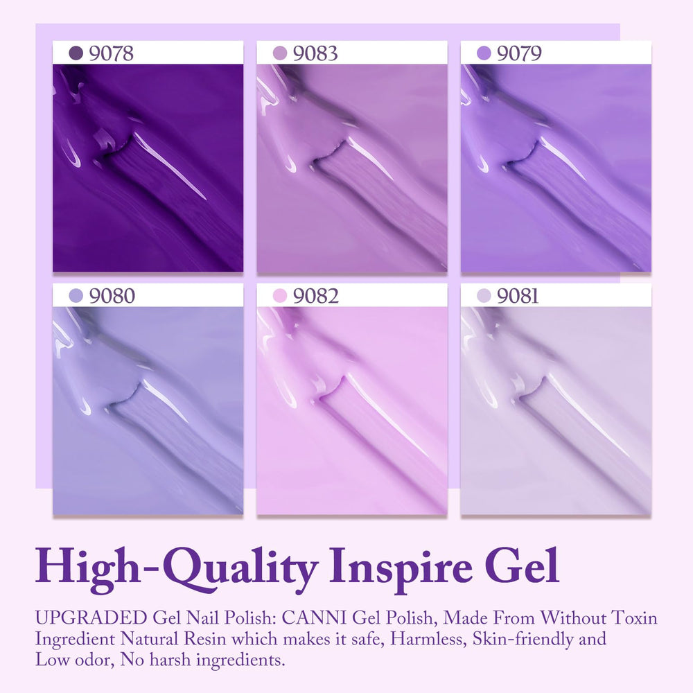 CANNI pastel pink gel polish suitable for everyday looks