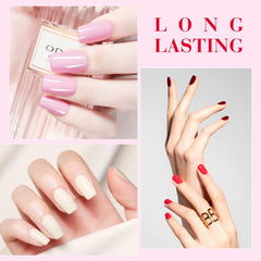 CANNI Pink Gel Nail Polish Set bold magenta swatches for statement nails and summer vibes.