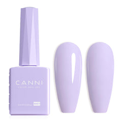 CANNI Purple Gel Nail Polish bottle closeup showing accurate color for precise manicure.