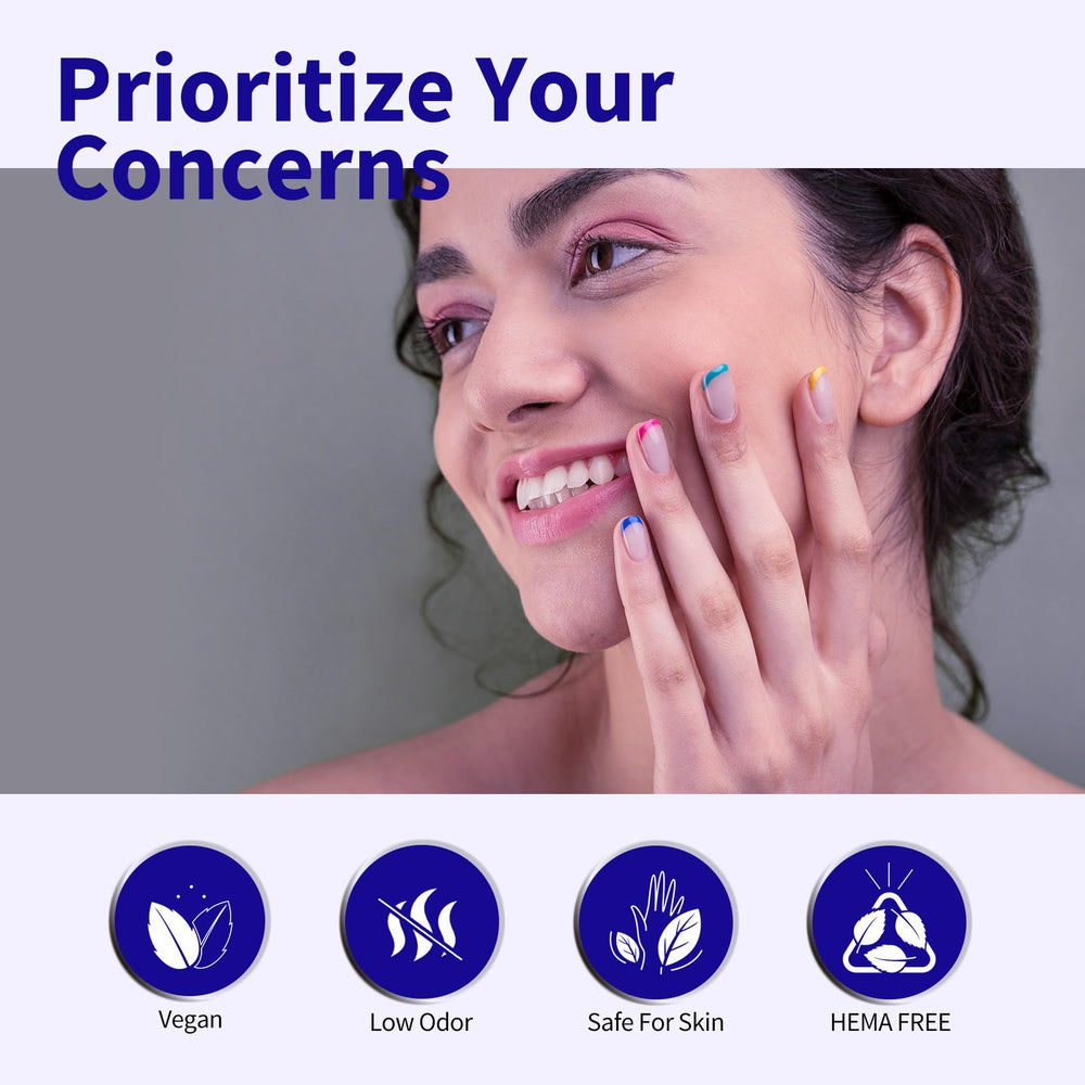 Nails wearing CANNI Royal Blue show long-lasting finish with minimal chipping.