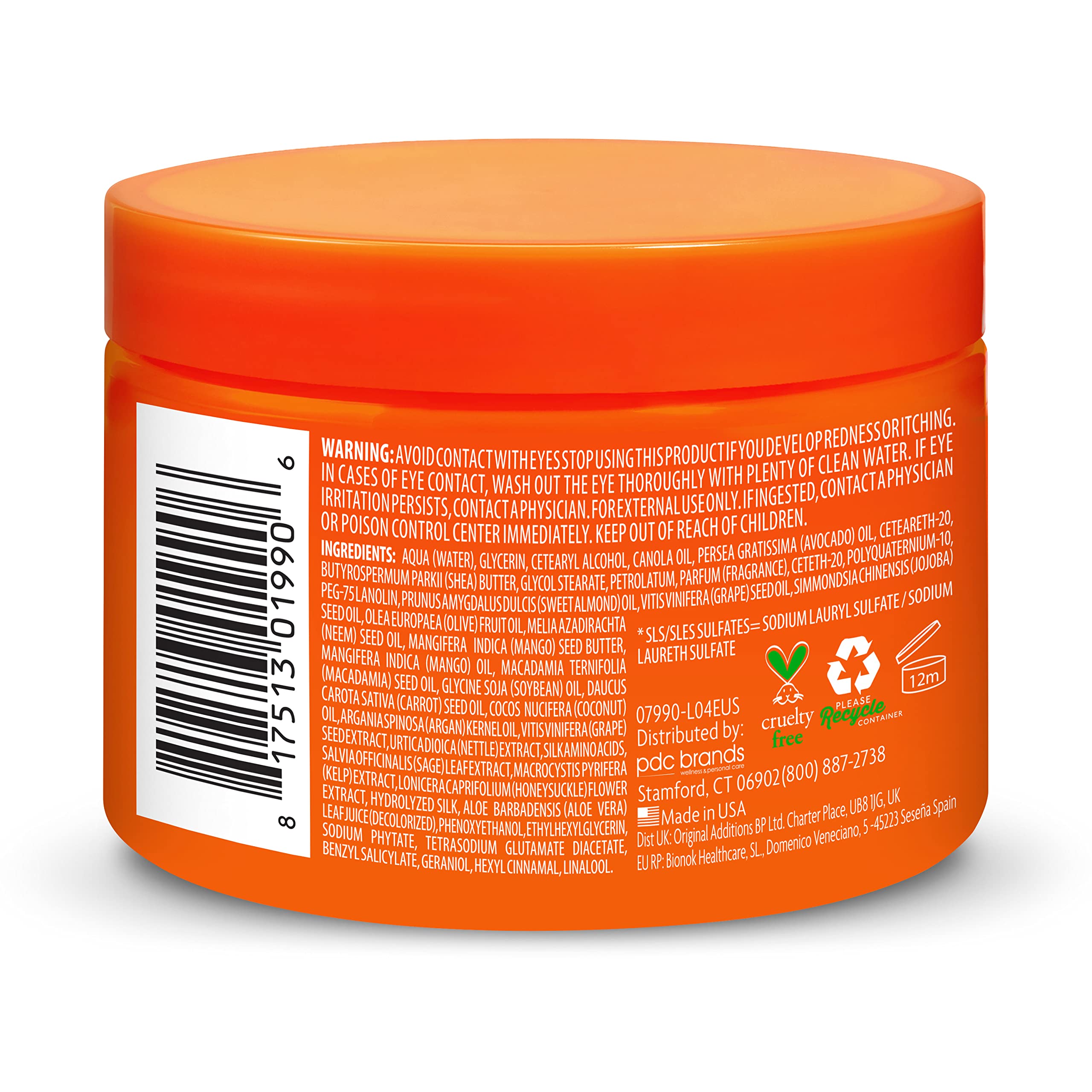 Cantu Avocado Hydrating Curling Cream application on hands before styling
