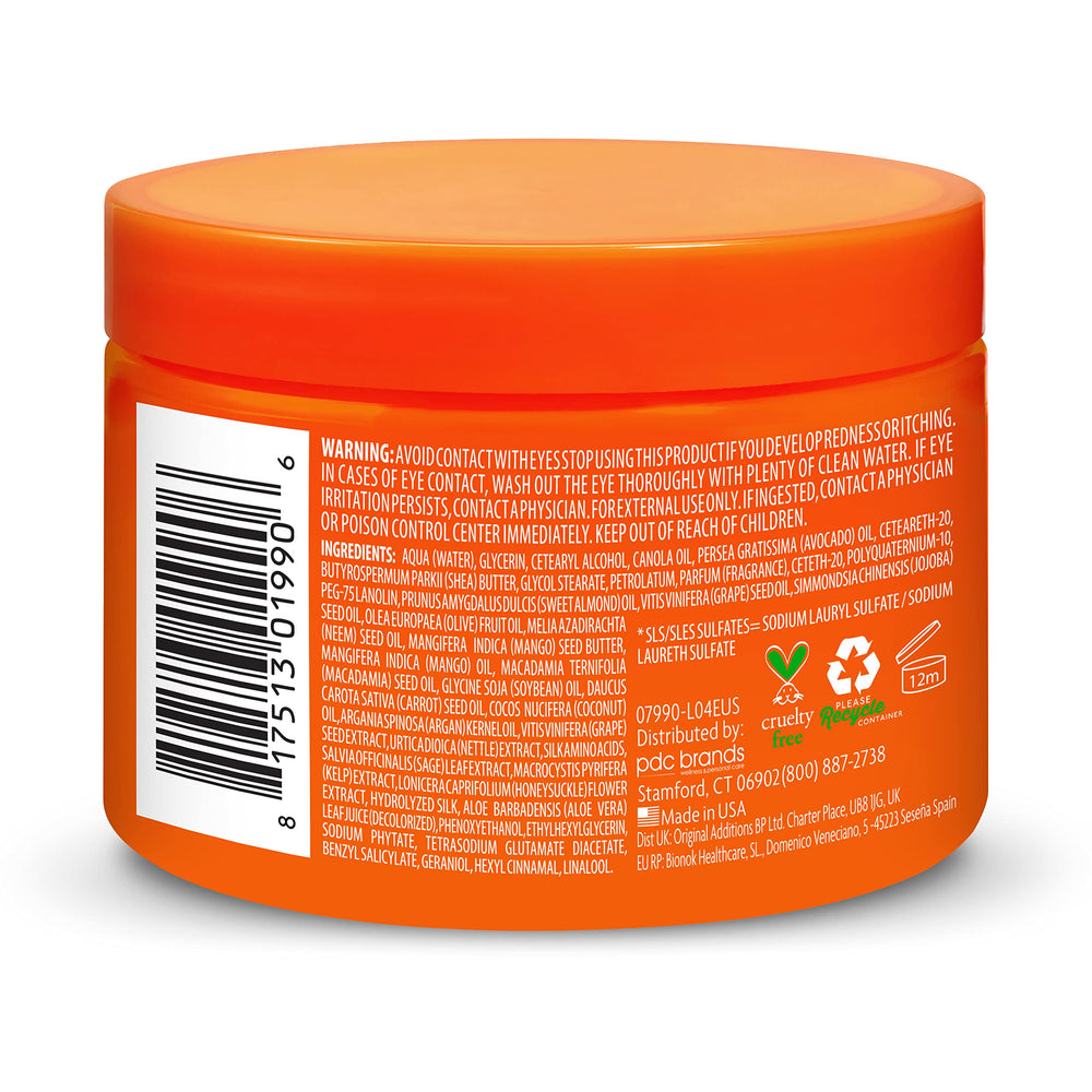 Cantu Avocado Hydrating Curling Cream application on hands before styling