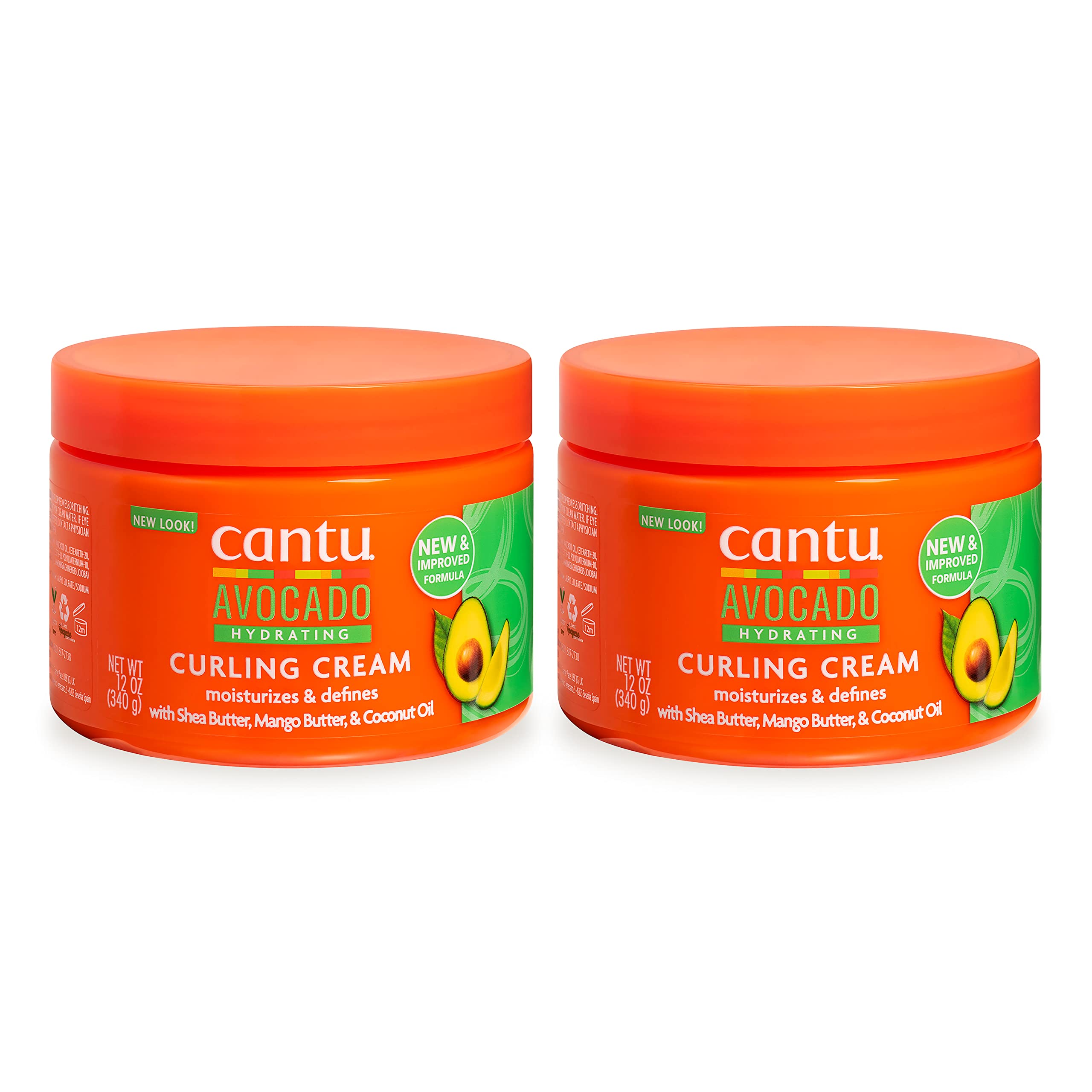 Cantu Avocado Hydrating Curling Cream bottle for hydrated defined curls