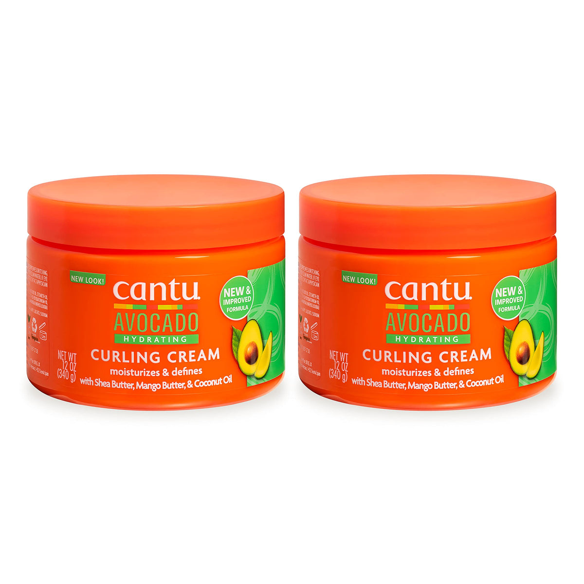 Cantu Avocado Hydrating Curling Cream bottle for hydrated defined curls