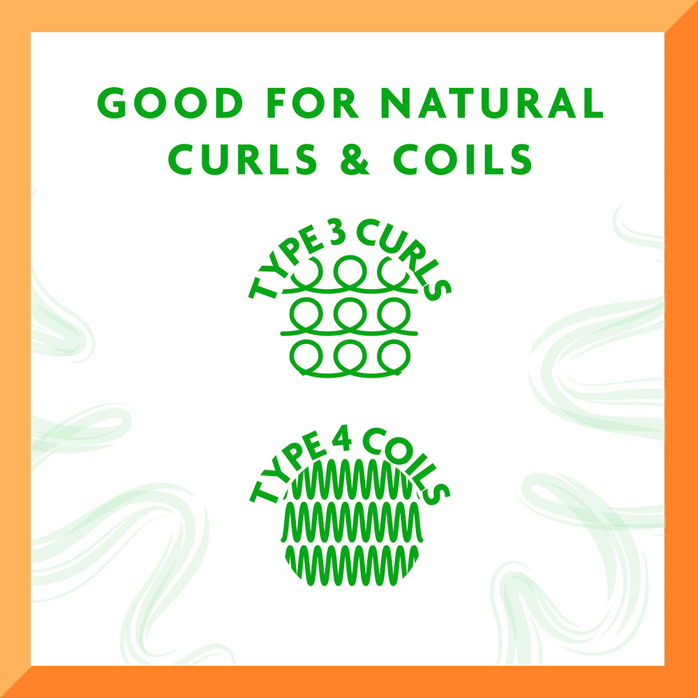 Cantu Avocado Hydrating Curling Cream frizz-free finish on damp curls