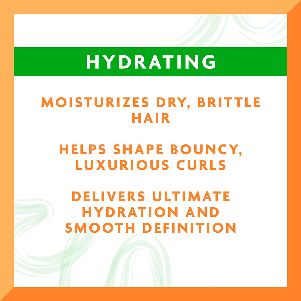 Cantu Avocado Hydrating Curling Cream ingredients jar highlighting shea and avocado oils