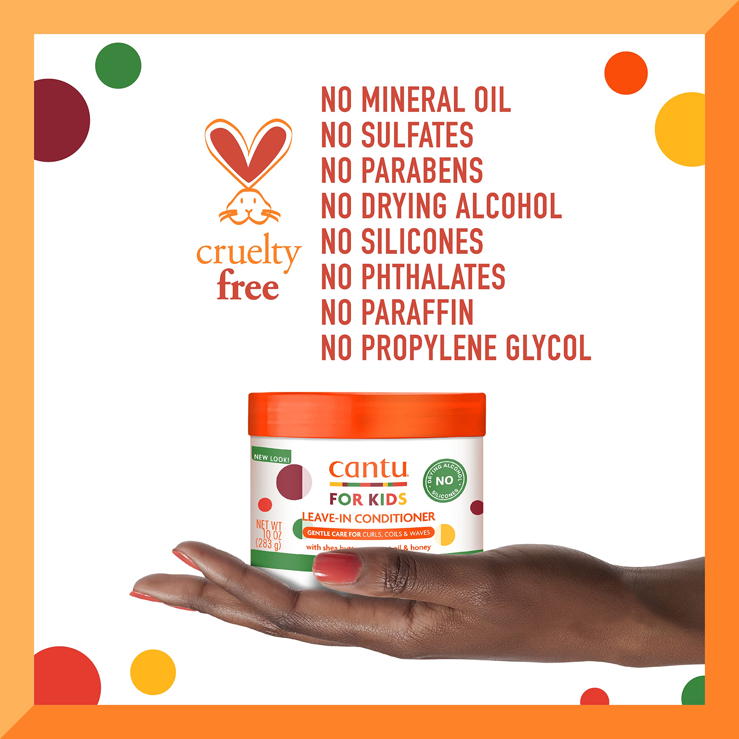 Cantu Care for Kids leave-in conditioner soft bouncy curls after styling