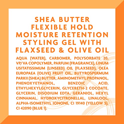 Cantu flaxseed olive oil hydration image emphasizes lightweight nourishment for frizz-prone hair.