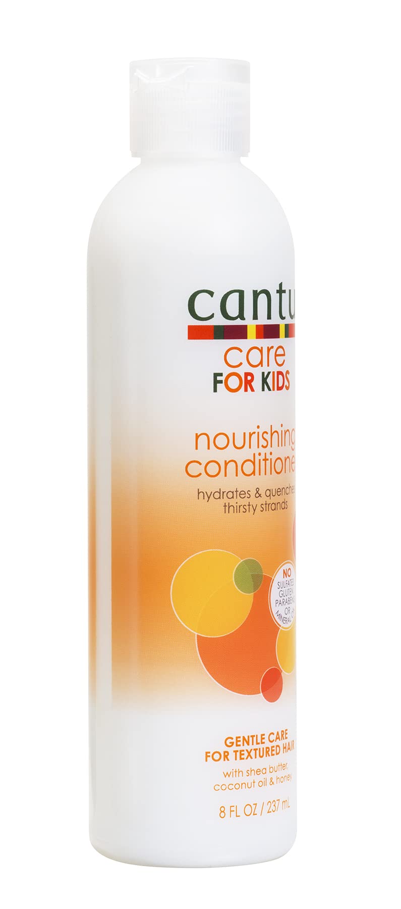 Cantu Kids conditioner-consistency-creamy-texture highlights rich, smooth application and even coverage.