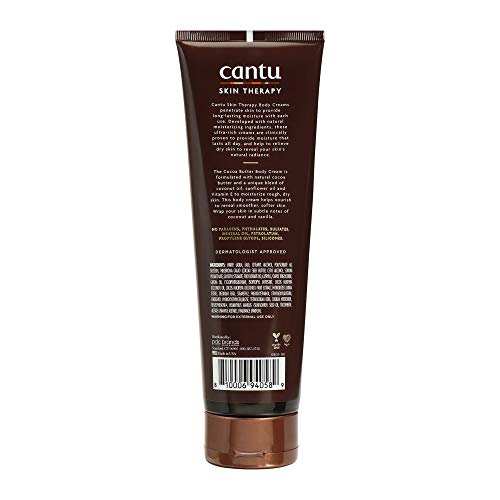 Cantu Therapy Cocoa Butter Body Cream ingredients showcase natural oils for nourishment