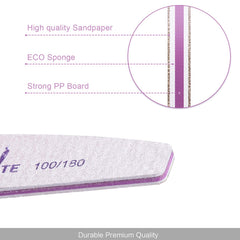 CANVALITE gel-removal nail files for extensions enable gentle edge prep.