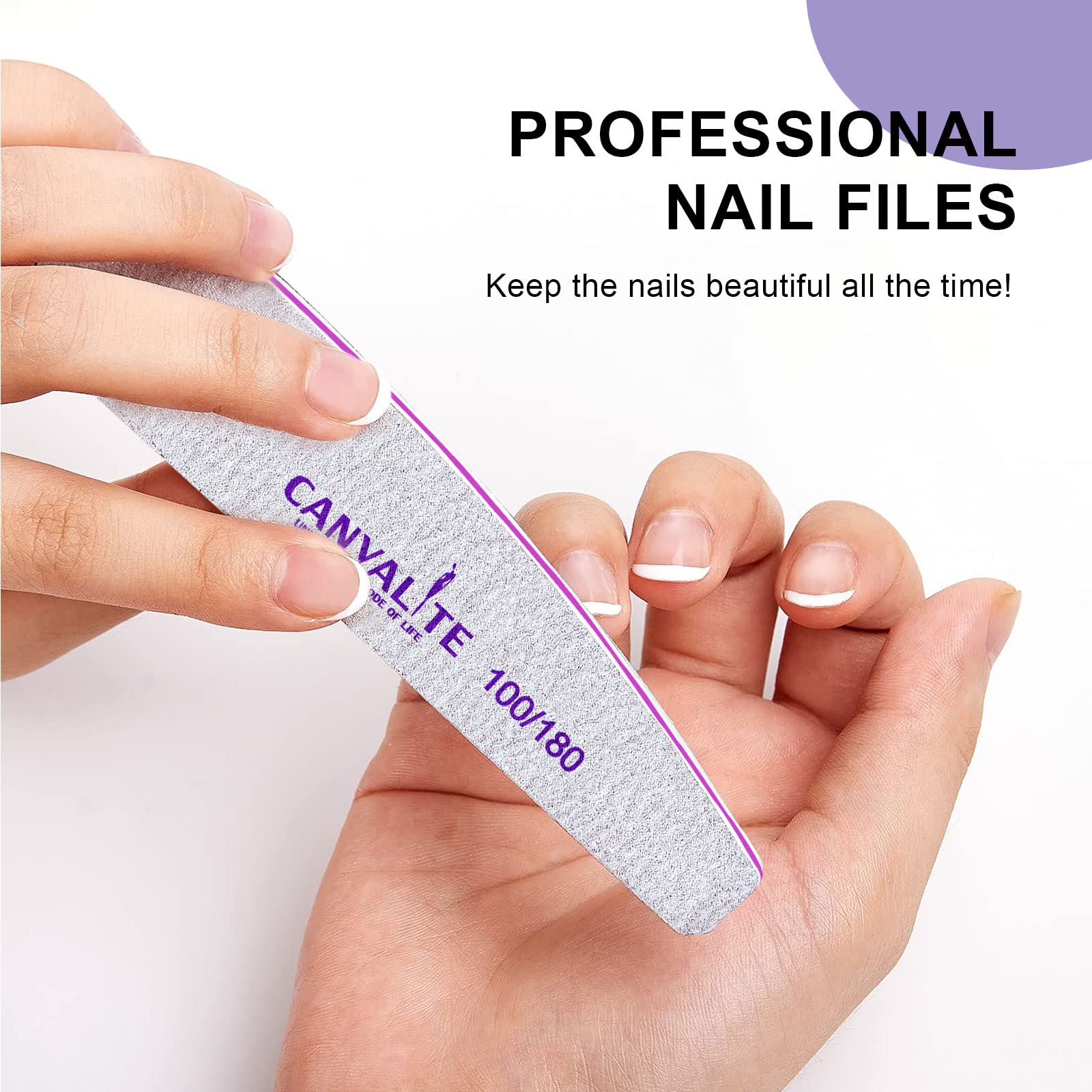 CANVALITE pet grooming nail file suitable for quick trims.