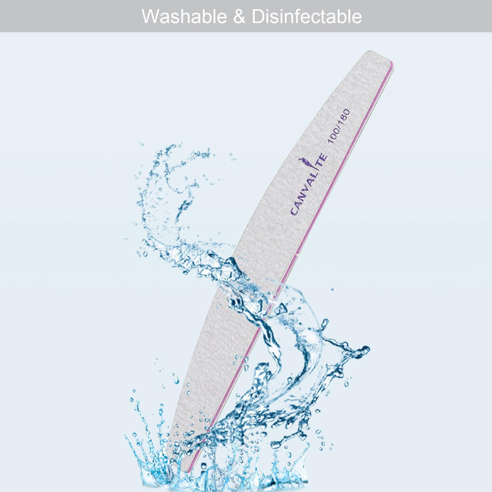 CANVALITE salon-to-home nail care kit covers all filing needs.